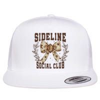 Sideline Social Club Fall Coquette Bow Flat Bill Trucker Hat