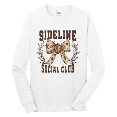 Sideline Social Club Fall Coquette Bow Tall Long Sleeve T-Shirt