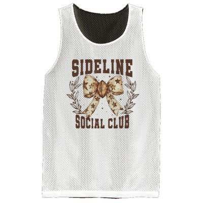 Sideline Social Club Fall Coquette Bow Mesh Reversible Basketball Jersey Tank