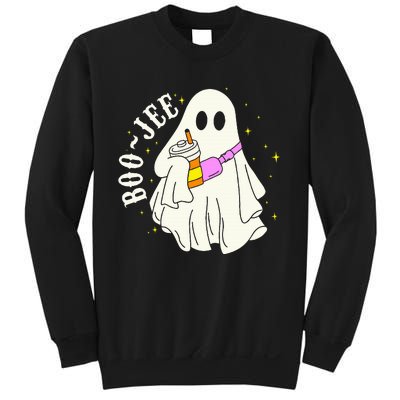 Spooky Season Cute Ghost Halloween Costume Boujee BooJee Sweatshirt