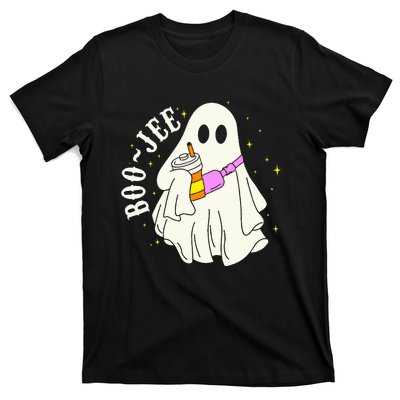 Spooky Season Cute Ghost Halloween Costume Boujee BooJee T-Shirt