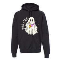 Spooky Season Cute Ghost Halloween Costume Boujee BooJee Premium Hoodie