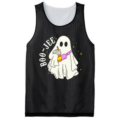 Spooky Season Cute Ghost Halloween Costume Boujee BooJee Mesh Reversible Basketball Jersey Tank