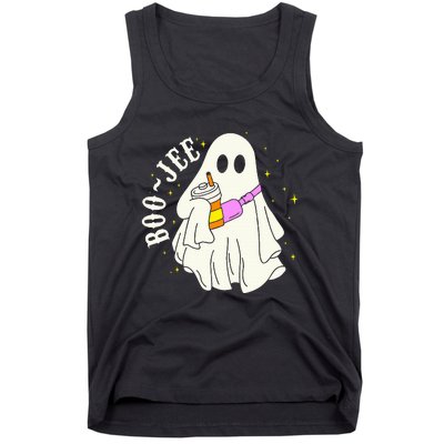 Spooky Season Cute Ghost Halloween Costume Boujee BooJee Tank Top