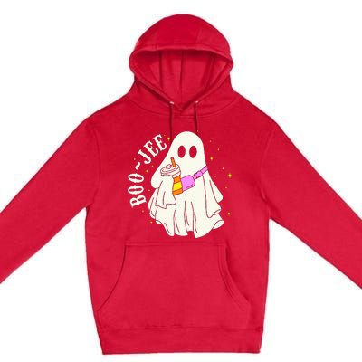 Spooky Season Cute Ghost Halloween Costume Boujee BooJee Premium Pullover Hoodie