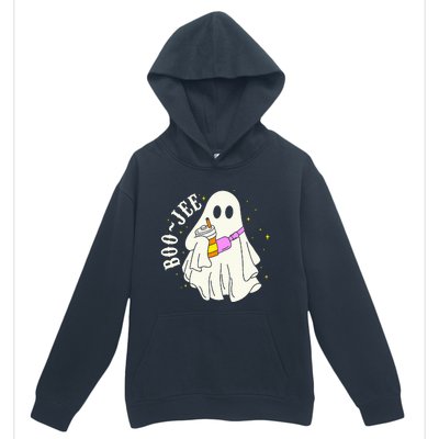 Spooky Season Cute Ghost Halloween Costume Boujee BooJee Urban Pullover Hoodie