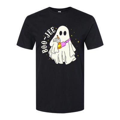 Spooky Season Cute Ghost Halloween Costume Boujee BooJee Softstyle CVC T-Shirt