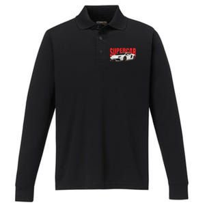 Supercar Sports Car Muscle Car And Race Car Performance Long Sleeve Polo