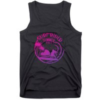 Surfing Sunset California Surf Rider Vintage Summer Vibes Gift Tank Top