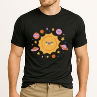 Solar System Cute Cartoon Cooling Performance Crew T-Shirt