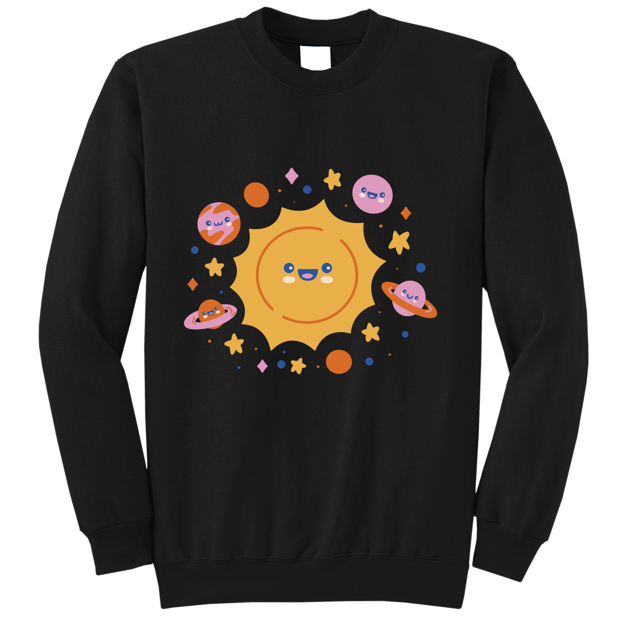 Solar System Cute Cartoon Sweatshirt