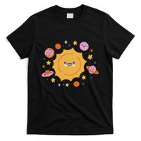 Solar System Cute Cartoon T-Shirt
