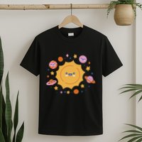 Solar System Cute Cartoon T-Shirt
