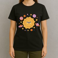 Solar System Cute Cartoon T-Shirt