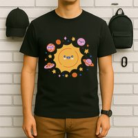 Solar System Cute Cartoon T-Shirt