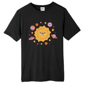 Solar System Cute Cartoon Tall Fusion ChromaSoft Performance T-Shirt