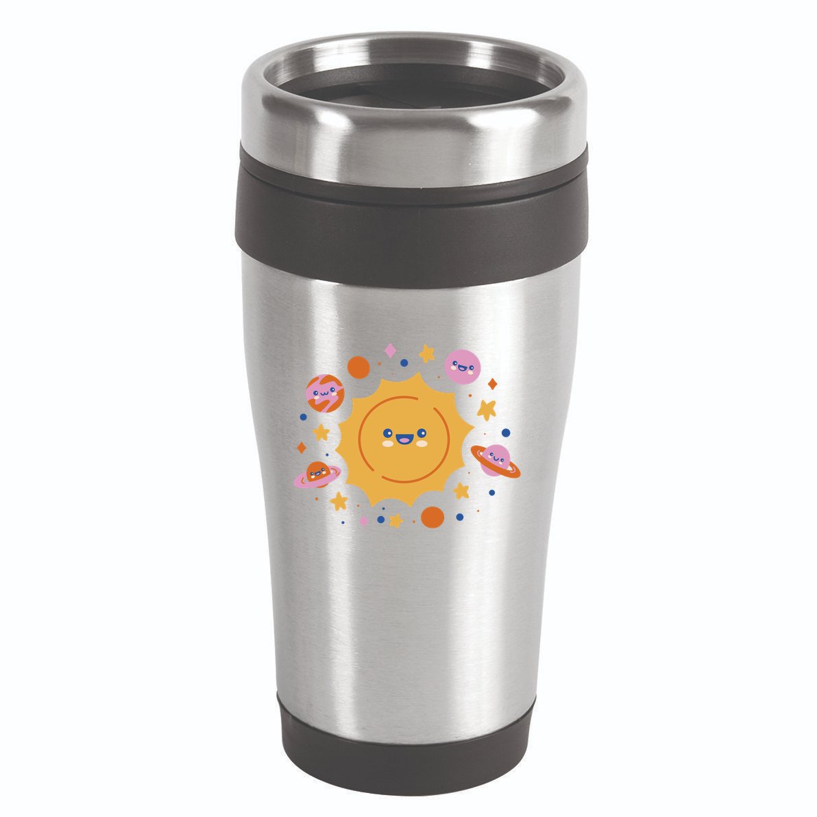 Solar System Cute Cartoon 16oz Travel Tumbler