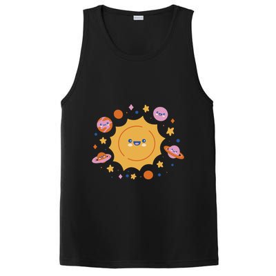 Solar System Cute Cartoon PosiCharge Competitor Tank