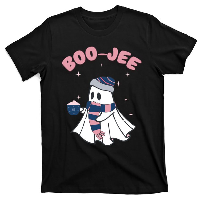 Spooky Season Cute Ghost Halloween Costume Boujee Boojee T-Shirt