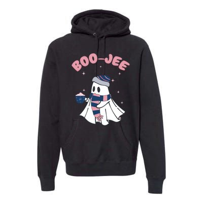 Spooky Season Cute Ghost Halloween Costume Boujee Boojee Premium Hoodie