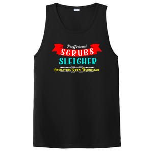 Scrubs Sleigher Christmas Operating Room Technician Gift PosiCharge Competitor Tank