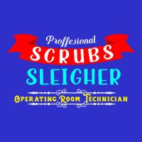 Scrubs Sleigher Christmas Operating Room Technician Gift T-Shirt