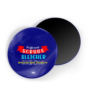 Scrubs Sleigher Christmas Operating Room Technician Gift Magnet