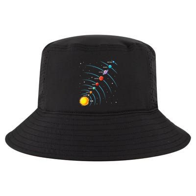 Solar System Colorful Space Planets Educational Cool Comfort Performance Bucket Hat