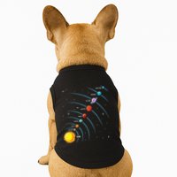 Solar System Colorful Space Planets Educational Doggie Tank