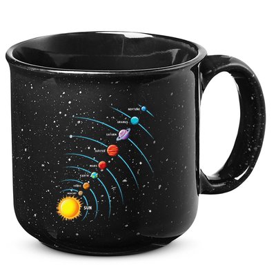 Solar System Colorful Space Planets Educational 15oz Campfire Ceramic Mug