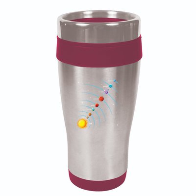 Solar System Colorful Space Planets Educational 16oz Travel Tumbler