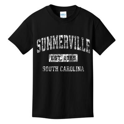 Summerville South Carolina Sc Vintage Established Kids T-Shirt