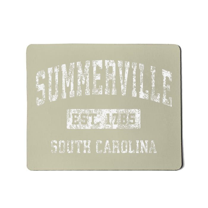 Summerville South Carolina Sc Vintage Established Mousepad