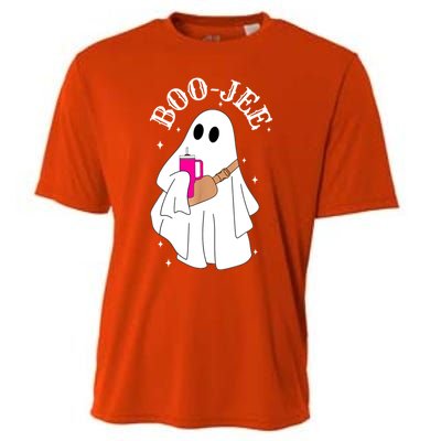 Spooky Season Cute Ghost Halloween Costume Boujee Boojee Gift Cooling Performance Crew T-Shirt