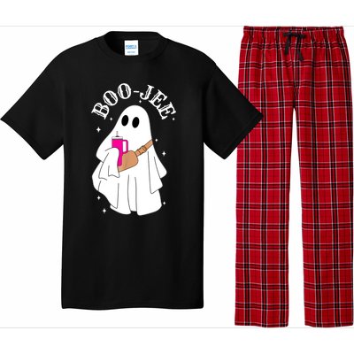 Spooky Season Cute Ghost Halloween Costume Boujee Boojee Gift Pajama Set