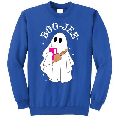 Spooky Season Cute Ghost Halloween Costume Boujee Boojee Gift Tall Sweatshirt