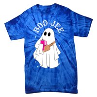 Spooky Season Cute Ghost Halloween Costume Boujee Boojee Gift Tie-Dye T-Shirt