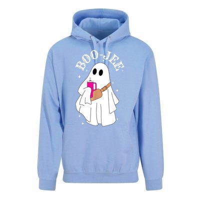 Spooky Season Cute Ghost Halloween Costume Boujee Boojee Gift Unisex Surf Hoodie