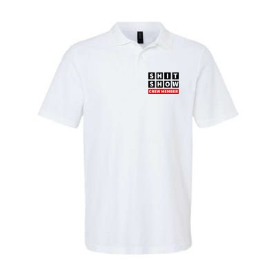 Shit Show Crew Member Funny Sarcastic Adult Saying Novelty Polo