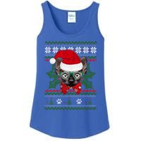 Santa Sphynx Cat Holiday Funny Ugly Christmas Xmas Gift Ladies Essential Tank