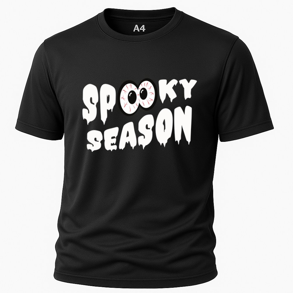 Spooky Season Crazy Eyes Halloween Cooling Performance Crew T-Shirt