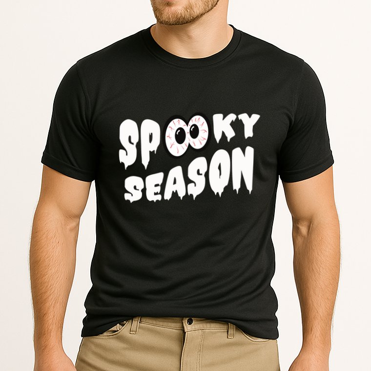 Spooky Season Crazy Eyes Halloween Cooling Performance Crew T-Shirt