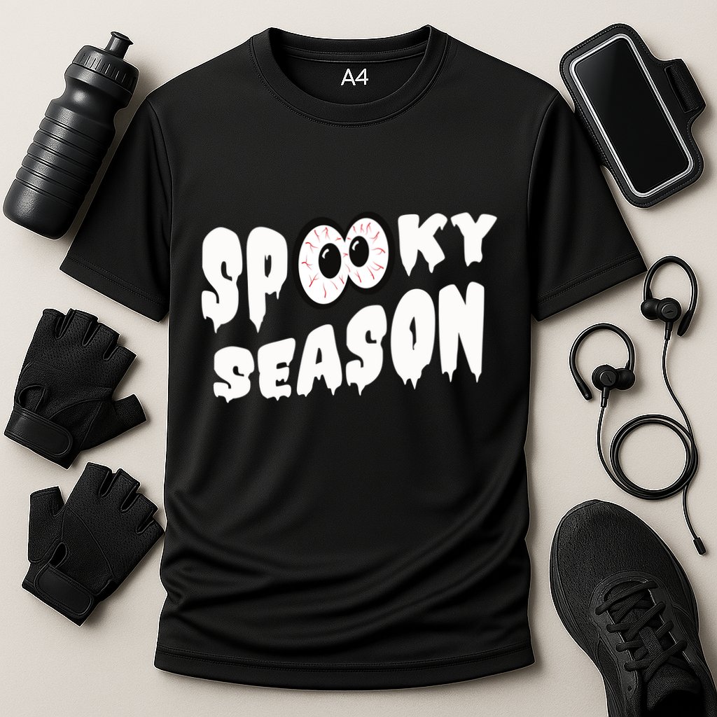 Spooky Season Crazy Eyes Halloween Cooling Performance Crew T-Shirt