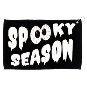 Spooky Season Crazy Eyes Halloween Grommeted Golf Towel