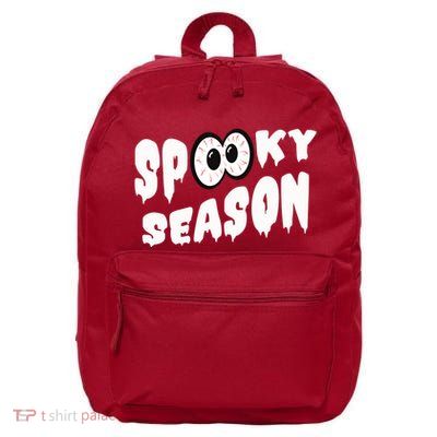 Spooky Season Crazy Eyes Halloween 16 in Basic Backpack