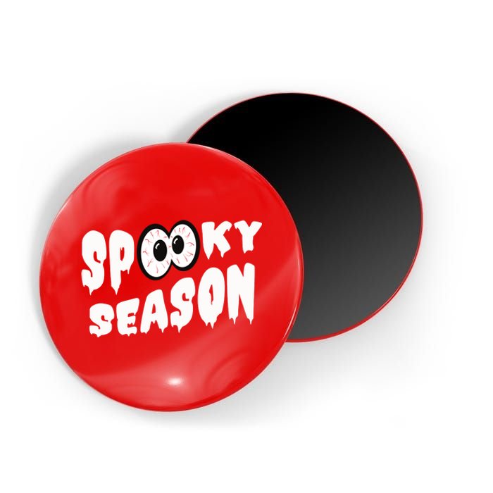 Spooky Season Crazy Eyes Halloween Magnet