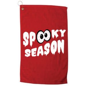 Spooky Season Crazy Eyes Halloween Platinum Collection Golf Towel