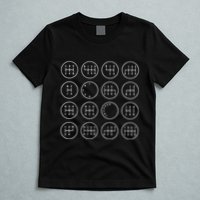 Stick Shift Car Lover Manuals Transmission Gearbox T-Shirt