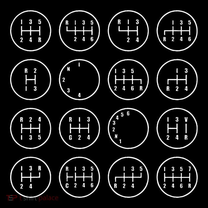 Stick Shift Car Lover Manuals Transmission Gearbox T-Shirt