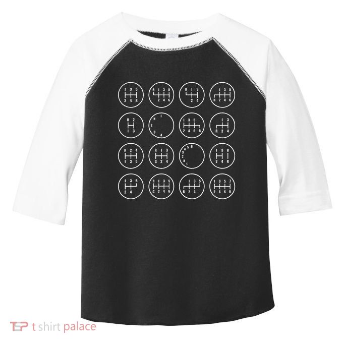 Stick Shift Car Lover Manuals Transmission Gearbox Toddler Fine Jersey T-Shirt